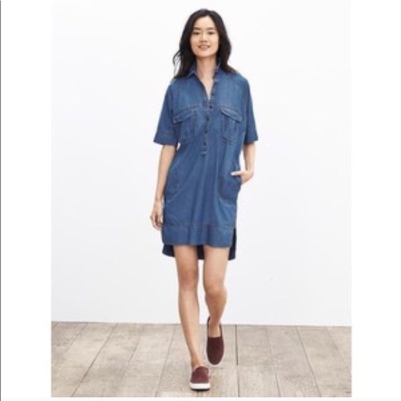 banana republic jean dress, massive 